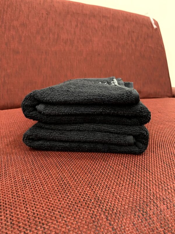 Bath Towel - Black Jacquard - Image 6